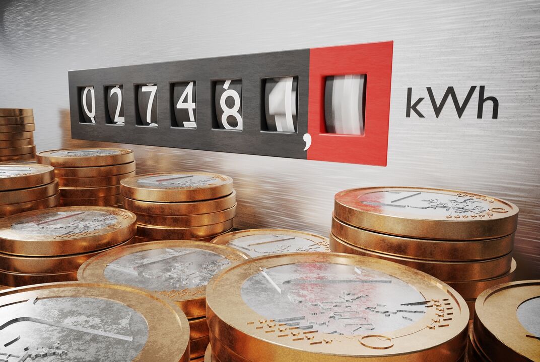 Contador KW contra as moedas